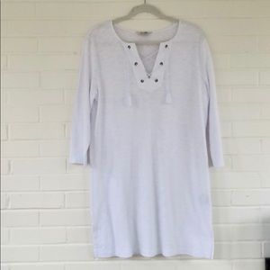 Boden Cotton Dress with tassel ropes